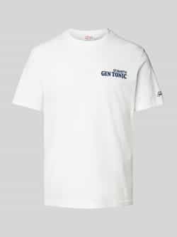 MC2 Saint Barth T-shirt met ronde hals model 'TASTE GIN TONIC'