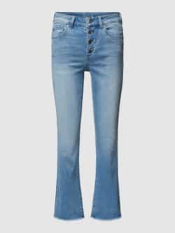 Liu Jo White Flared fit jeans met labelpatch