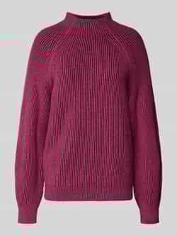 Tom Tailor Regular fit gebreide pullover van katoenmix met wol