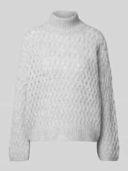Hemisphere Gebreide pullover met opstaande kraag