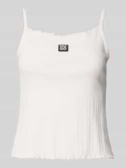 HUGO Top in riblook