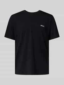 Boss T-shirt met logodetail model 'MIX&MATCH'