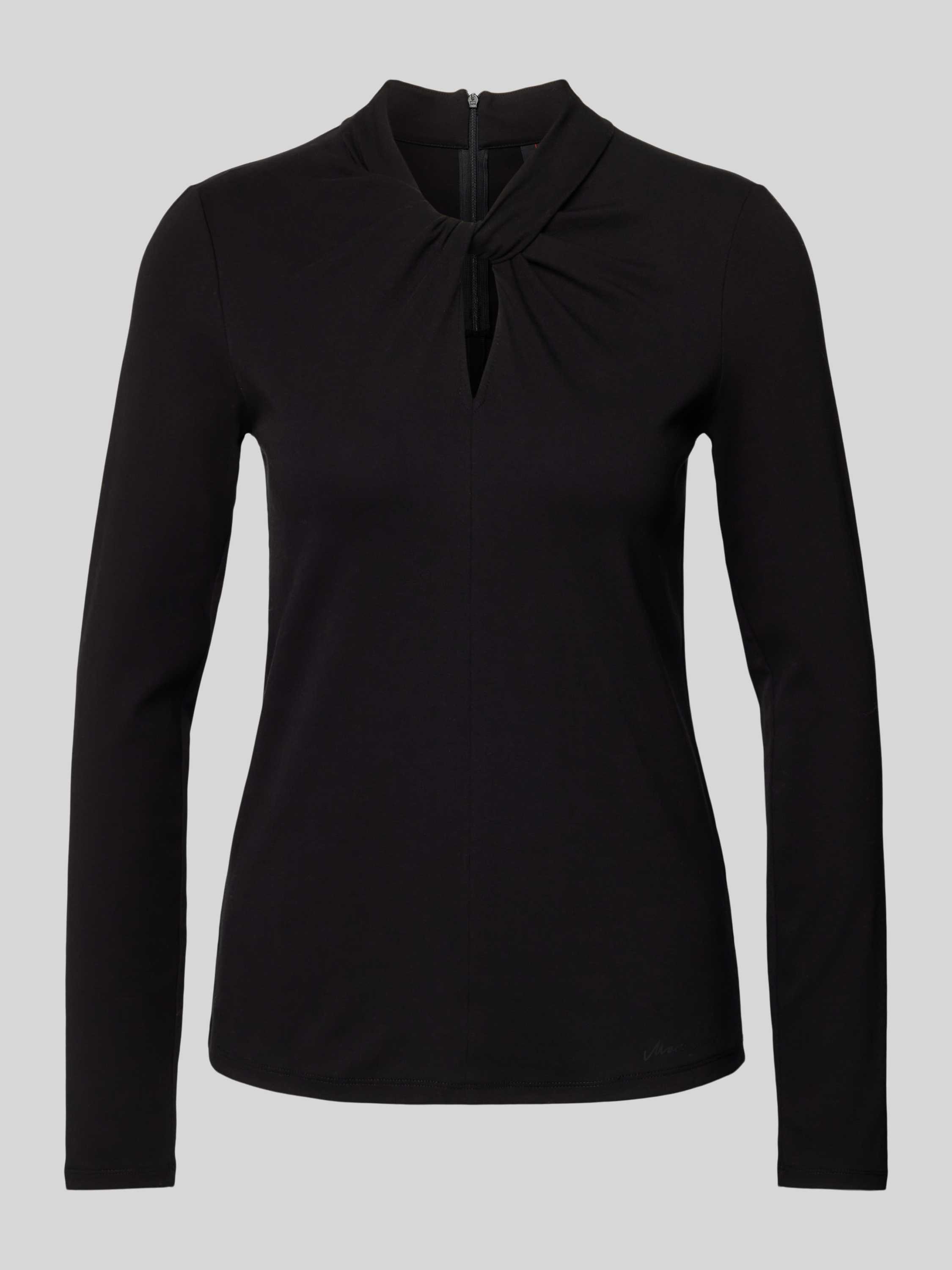 Marc Cain Shirt met lange mouwen en knoopdetail