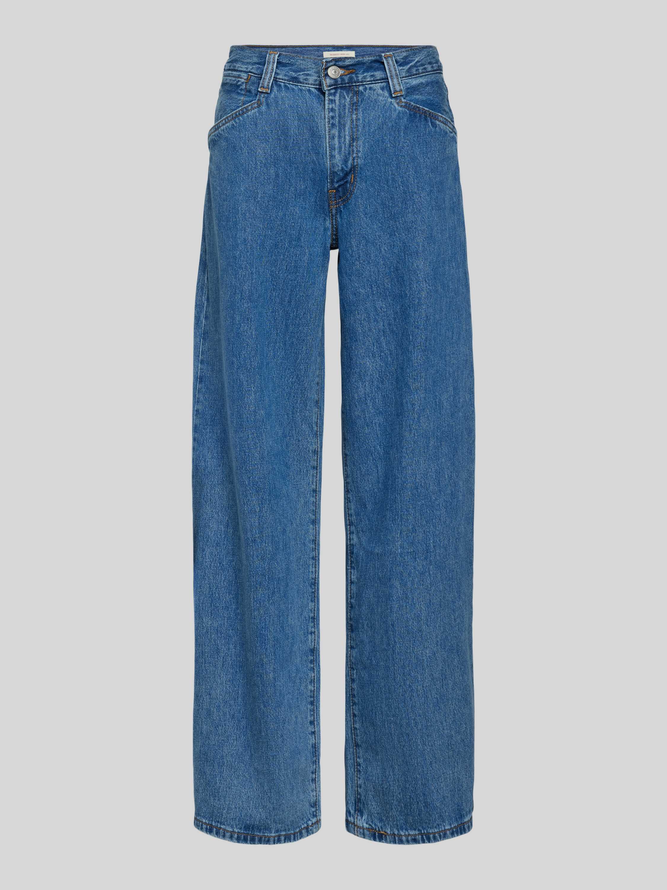 Levis Levi's Dames High Waist Jeans 94 Baggy Wide Jeans Blauw