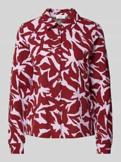 S.Oliver RED LABEL Regular fit blouse met platte kraag
