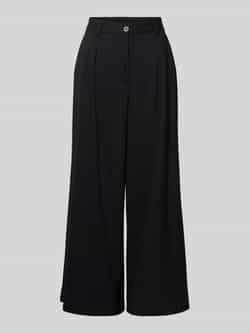 More Wide leg bandplooibroek en riemlussen