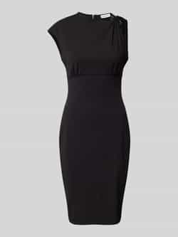 Calvin Klein Womenswear Knielange jurk met applicatie model 'SCUBA'