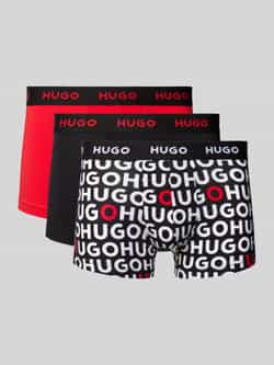 HUGO Boxershort met elastische band in een set van 3 stuks