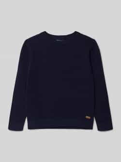 BLUE SEVEN Regular fit pullover in gebreide look