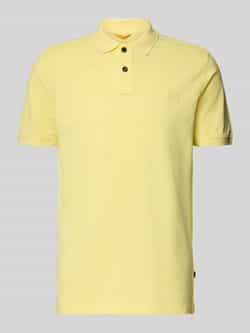 Camel active Regular fit poloshirt met logostitching