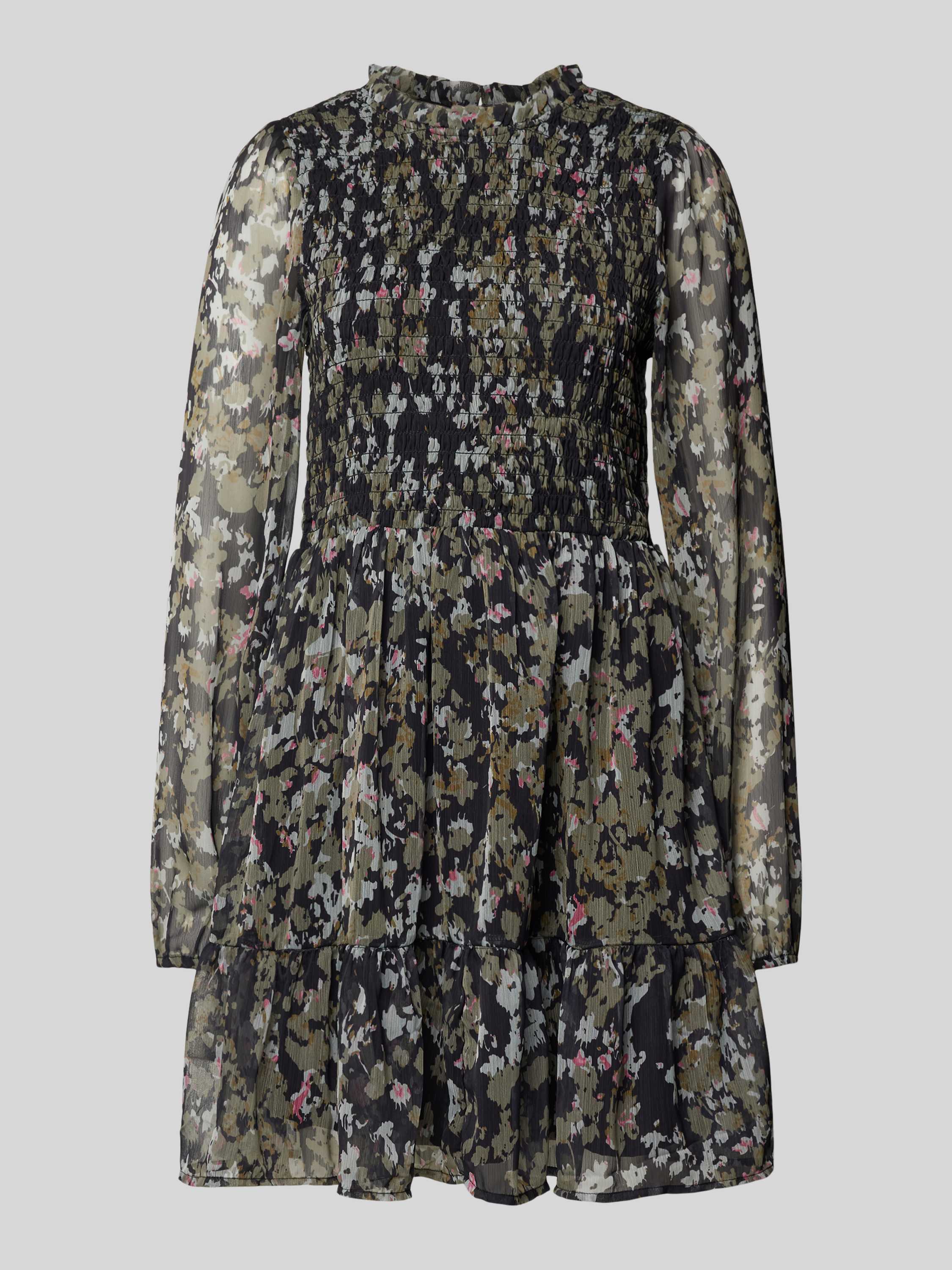 Noisy May Mini-jurk met smokdetails model 'MELINA'