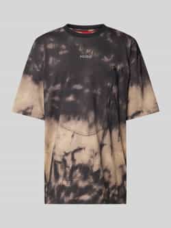 HUGO T-shirt met labelprint model 'Doforesto'