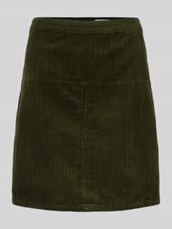 Christian Berg Woman Corduroy rok met deelnaad