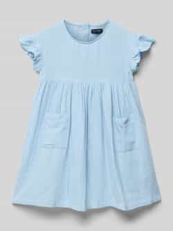 BLUE SEVEN Jurk met steekzakken en knoopsluiting aan de achterkant