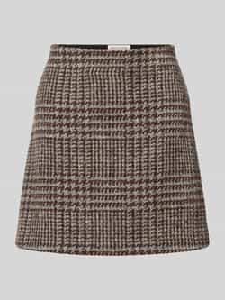 Marc O'Polo Slim fit minirok van wolmix