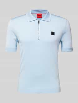 HUGO Regular fit poloshirt met labelpatch model 'Sayfong'