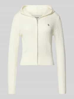 Guess Jeans Gebreid jack met wol en zijde