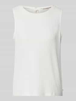 Tom Tailor Denim Loose fit top met wafelstructuur