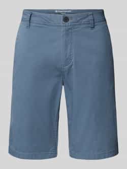 Tom Tailor Slim fit bermuda van katoenmix
