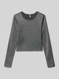 Only Slim fit shirt met lange mouwen van katoenmix model 'TRINNY'