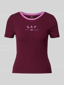 GAP T-shirt met logo en ronde hals