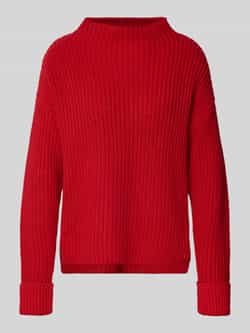 Selected Femme Regular fit gebreide pullover van katoenmix model 'SELMA'