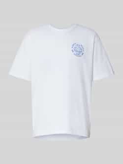 Edwin T-shirt met labelprint model ' MUSIC CHANNEL'
