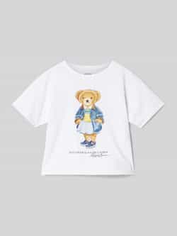 Polo Ralph Lauren Teens T-shirt met motief- en labelprint