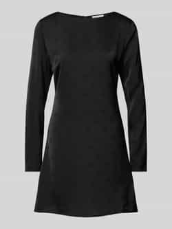 Calvin Klein Jeans Elegante Jacquard Korte Jurk Vrouwen Black Dames