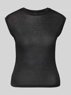 Vero Moda Slim fit T-shirt van viscosemix model 'SARAH'