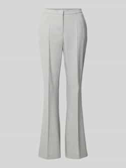 RAFFAELLO ROSSI Flared stoffen broek met siernaden en viscoe model 'DORO'