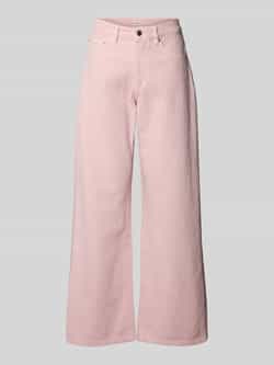 Gina Tricot wide leg jeans lichtroze
