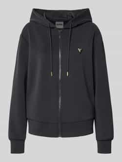 Guess Activewear Sweatjack met labelapplicatie model 'OLYMPE'