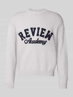 REVIEW Gebreide pullover met ribboorden