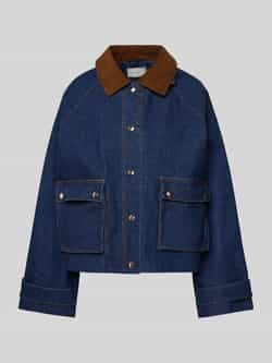NEO NOIR Jeansjack met opgestikte klepzakken model 'Vista'