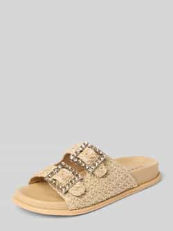 Alma en Pena Slippers in gevlochten look