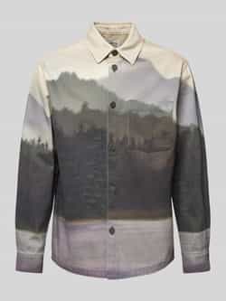 Scotch & Soda Relaxed fit overhemdjack met borstzak