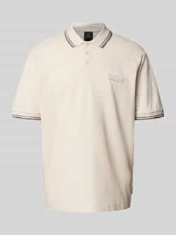 Armani Exchange Regular fit poloshirt met knoopsluiting