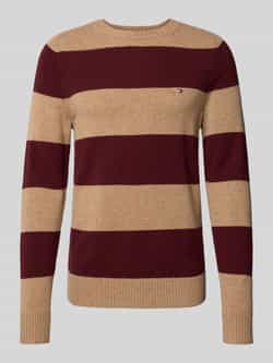 Tommy Hilfiger Regular fit gebreide pullover van het fijnste wol