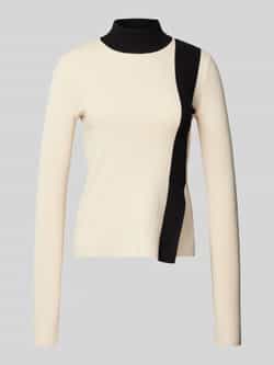 PATRIZIA PEPE Gebreide pullover met zijsplit model 'Maglia'