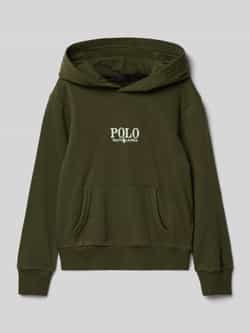 Polo Ralph Lauren Teens Hoodie met labelstitching