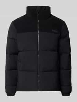 Blend Gewatteerd jack met opstaande kraag en steekzakken