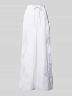 Essentiel Antwerp Wide leg broek met kant model 'Hace'