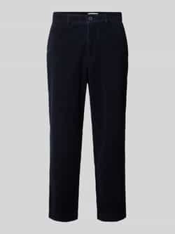 Casual friday Regular fit corduroy broek met riemlussen model 'Pepe'