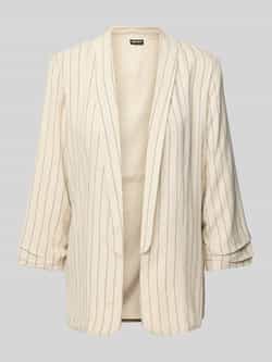 Pieces Regular fit blazer van een mix van viscose en linnen model 'PIA BOSELLA'