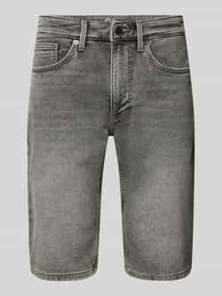 s.Oliver RED LABEL Regular fit korte jeans van katoenmix