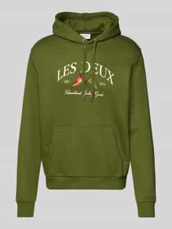 Les Deux Hoodie met logostitching model 'Ivy'
