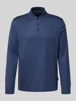 Bugatti Poloshirt met labelstitching