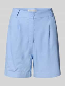 GUIDO MARIA KRETSCHMER WOMAN Flared linnen korte broek met bandplooien model 'SAMIRA'