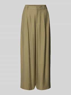American vintage Wide fit stoffen broek met lengtenaden model 'LANOW'
